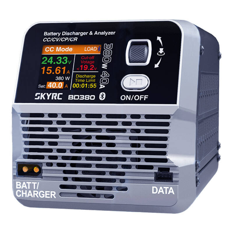 Battery Discharger - SkyRC BD380+ 3-40V, multiple discharge modes, cooling technology