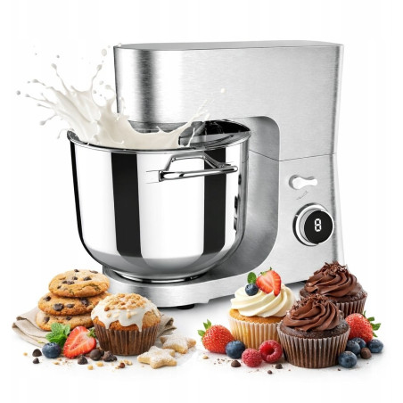 Mixer - HEINRICH S HKM 8150 2500W 15L Inox | Marsietis.lt