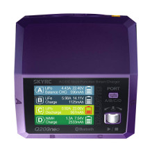 Įkroviklis - SkyRC Q200neo 400W DC, 200W AC, LiPo / NiMH / Pb Įkroviklis - SkyRC Q200neo 400W DC, 200W AC, LiPo / NiMH / Pb