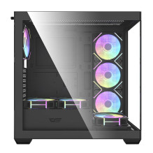Computer Case - darkFlash DS900 Mid-Tower with 7 ARGB Fans Black Computer Case - darkFlash DS900 Mid-Tower with 7 ARGB Fans Black