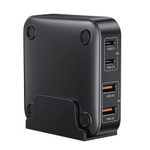 Įkroviklis - UNITEK P1229ABK01-EU 100W 2x USB-C 2x USB-A Juodas Įkroviklis - UNITEK P1229ABK01-EU 100W 2x USB-C 2x USB-A Juodas