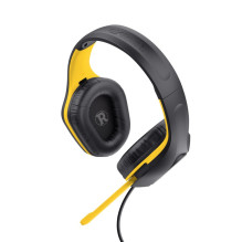 Headphones - Trust 25783 Wired Gaming Headset 1.2m Microphone Black Yellow Headphones - Trust 25783 Wired Gaming Headset 1.2m Microphone Black Yellow