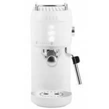 Kavos aparatas - ELLE Espresso Machine 20 Bar, Milk Frother, 1L Water Tank, White