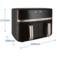 Orkaitė - Russell Hobbs Dual 9L 2800W Digital Black Orkaitė - Russell Hobbs Dual 9L 2800W Digital Black