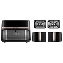 Orkaitė - Russell Hobbs Dual 9L 2800W Digital Black Orkaitė - Russell Hobbs Dual 9L 2800W Digital Black