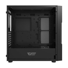 Kompiuterio korpusas - darkFlash DK431 E-ATX / ATX / M-ATX, grūdintas stiklas, 4 RGB ventiliatoriai, juodas