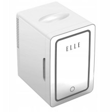 Home and kitchen appliance - Elle Mini refrigerator 4L with LED mirror white Home and kitchen appliance - Elle Mini refrigerator 4L with LED mirror white