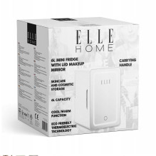 Home and kitchen appliance - Elle Mini refrigerator 4L with LED mirror white Home and kitchen appliance - Elle Mini refrigerator 4L with LED mirror white