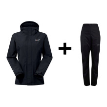 Outdoor clothing - Berghaus Hillwalker IA Shell Jacket Deluge 2.0 Pants S Black