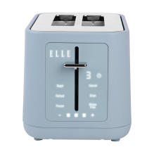 Toaster - ELLE Blue Toaster (2 slices, 6 browning levels, defrost, reheat, blue)