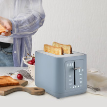 Toaster - ELLE Blue Toaster (2 slices, 6 browning levels, defrost, reheat, blue)