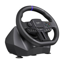 Gaming steering wheel - PXN V900 Gen2 16-bit Encoder, 270°-900° rotation angle, metal pedals