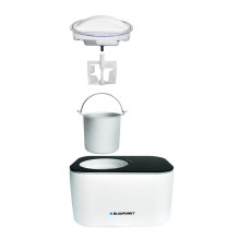 Home and Kitchen Appliances - Blaupunkt Ice Cream Maker ICM401 Stainless Steel Black / White