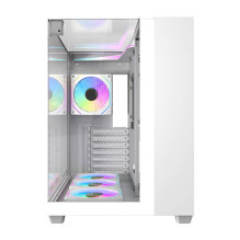 Computer case - darkFlash TH285 ATX, tempered glass, 4 fans, white Computer case - darkFlash TH285 ATX, tempered glass, 4 fans, white