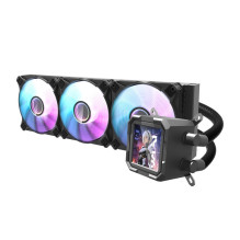 Cooling system - darkFlash DV360S 360mm AIO water cooler with ARGB, LCD black Cooling system - darkFlash DV360S 360mm AIO water cooler with ARGB, LCD black
