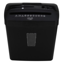 Document shredder - Adler AD 1037 P-4, 13L, Automatic on/off Black