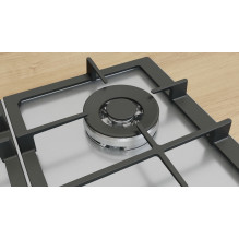 Integrated Gas Hob - Bosch Serie 6 PCH6A5I90, 60cm, 4 Zones, Stainless Steel, Grey Integrated Gas Hob - Bosch Serie 6 PCH6A5I90, 60cm, 4 Zones, Stainless Steel, Grey
