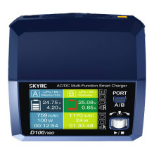 Įkroviklis - SkyRC D100neo 200W Dual-Port LiPo / NiMH USB-C