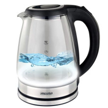 Electric Kettle - Mesko MS 1307 1.8L 1500W Glass Stainless Steel