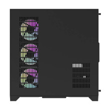 Kompiuterio korpusas - darkFlash Darflash FT418 PRO Midi Tower, 7 aRGB ventiliatoriai, juoda