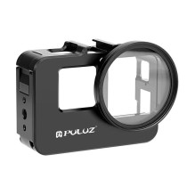 Camera case - Puluz PU966B Metal Case for Insta360 Ace Pro / Ace with UV Filter