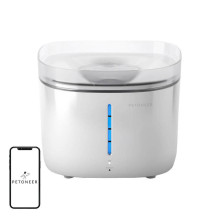 Gyvūnų reikmenys - Petoneer Fresco Ultra Smart Water Fountain 2L UV Filtered White