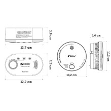 Home Safety Device - Kidde K5CO+2030-DSR3 Carbon Monoxide and Smoke Detector