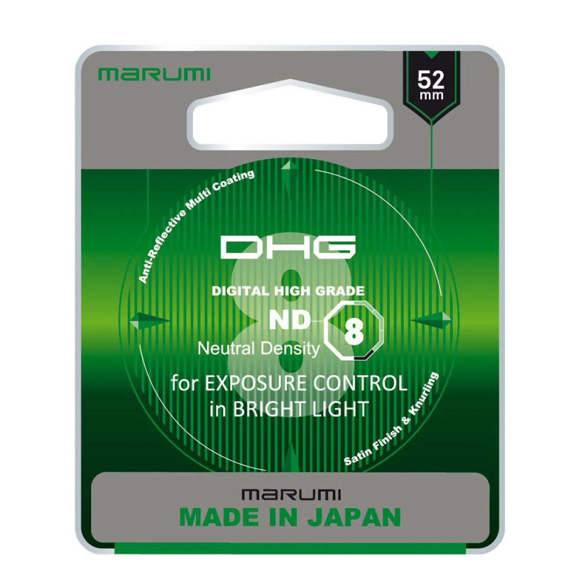 Filter - Marumi DHG ND8 52mm Neutral Gray 3 Stop Filter