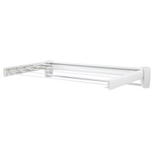Wall-mounted dryer - Leifheit Telegant Plus 70 folding drying rack white
