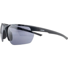 Sports sunglasses - ALPINA DEFEY HR Lightweight half-frame black matte