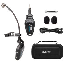 Microphone system - Wireless KIMAFUN KM-U308A condenser 2.4GHz black