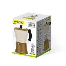 Coffee machine - Maestro Aluminium Moka Pot MR-1657-3 0.15L Beige Coffee machine - Maestro Aluminium Moka Pot MR-1657-3 0.15L Beige