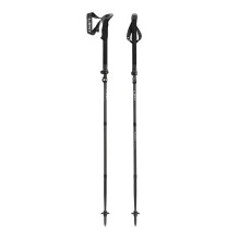 Trekking pole - LEKI SHERPA FX 120-140 cm, aluminum / carbon fiber, black