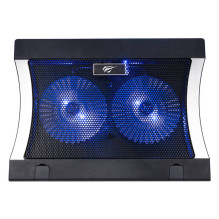 Stand - Havit HV-F2051 2 Fans, 5 Height Settings, Black