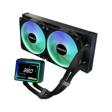 CPU cooler - ASRock Challenger 240 Digital Cooling (copper block, aluminum radiator, 2 fans)