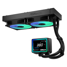 CPU aušintuvas - ASRock Challenger 240 Digital Cooling (vario blokas, aliuminio radiatorius, 2 ventiliatoriai)