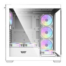 Computer case - darkFlash DS900 ATX, 7 ARGB fans, white