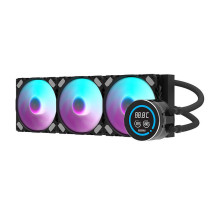 CPU cooler - darkFlash DN-D360 360mm water cooler, copper block, ARGB, black