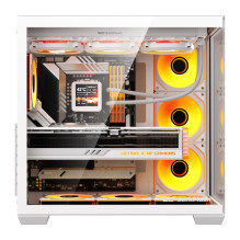 Computer case - darkFlash C280 Midi Tower, 7 fans, tempered glass, white Computer case - darkFlash C280 Midi Tower, 7 fans, tempered glass, white