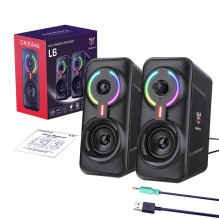 Speaker - ONIKUMA L6 10W BT5.0 RGB Multimedia Black