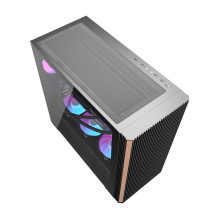 Kompiuterio korpusas - darkFlash DS900WS Midi Tower ATX korpusas su 4 ARGB ventiliatoriais juodas