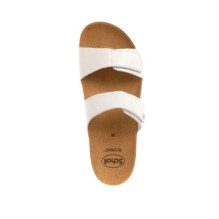 Medical footwear - Scholl Lusaka 2.0 cork insole nubuck white