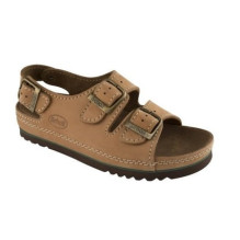 Avalynė - Scholl Air Bag Back Strap Sandalai (natūrali oda, zomšos padas, unisex) Ruda Avalynė - Scholl Air Bag Back Strap Sandalai (natūrali oda, zomšos padas, unisex) Ruda