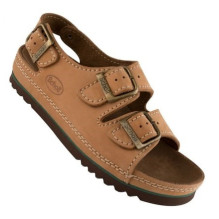 Footwear - Scholl Air Bag Back Strap Sandals (genuine leather, suede sole, unisex) Brown Footwear - Scholl Air Bag Back Strap Sandals (genuine leather, suede sole, unisex) Brown