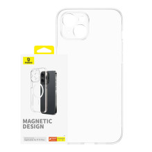 Phone Case - Baseus OS-Lucent Series Magnetic Case for iPhone 15 Plus Clear