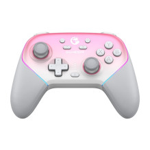 Žaidimų valdiklis - GameSir SuperNova T4n Pro Wireless Controller (PC, Switch, iOS, Android, RGB, 1000 mAh, Pink)
