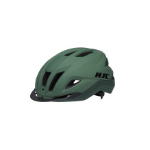 Bicycle helmet - HJC CROSSER Size L, 230g, 18 ventilation holes, removable visor, MT Khaki Green