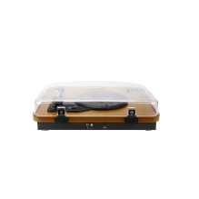 Record player - Akai ATT-11BT 33 / 45 / 78 RPM, auto stop, tone control, brown Record player - Akai ATT-11BT 33 / 45 / 78 RPM, auto stop, tone control, brown