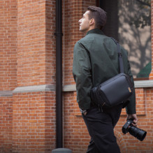 Camera bag - PGYTECH OneGo Solo V2 6L, customizable compartments, waterproof, Obsidian