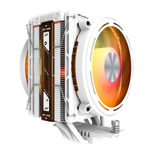 CPU aušintuvas - darkFlash E400 PLUS Dual-Fan, 235W TDP, ARGB White